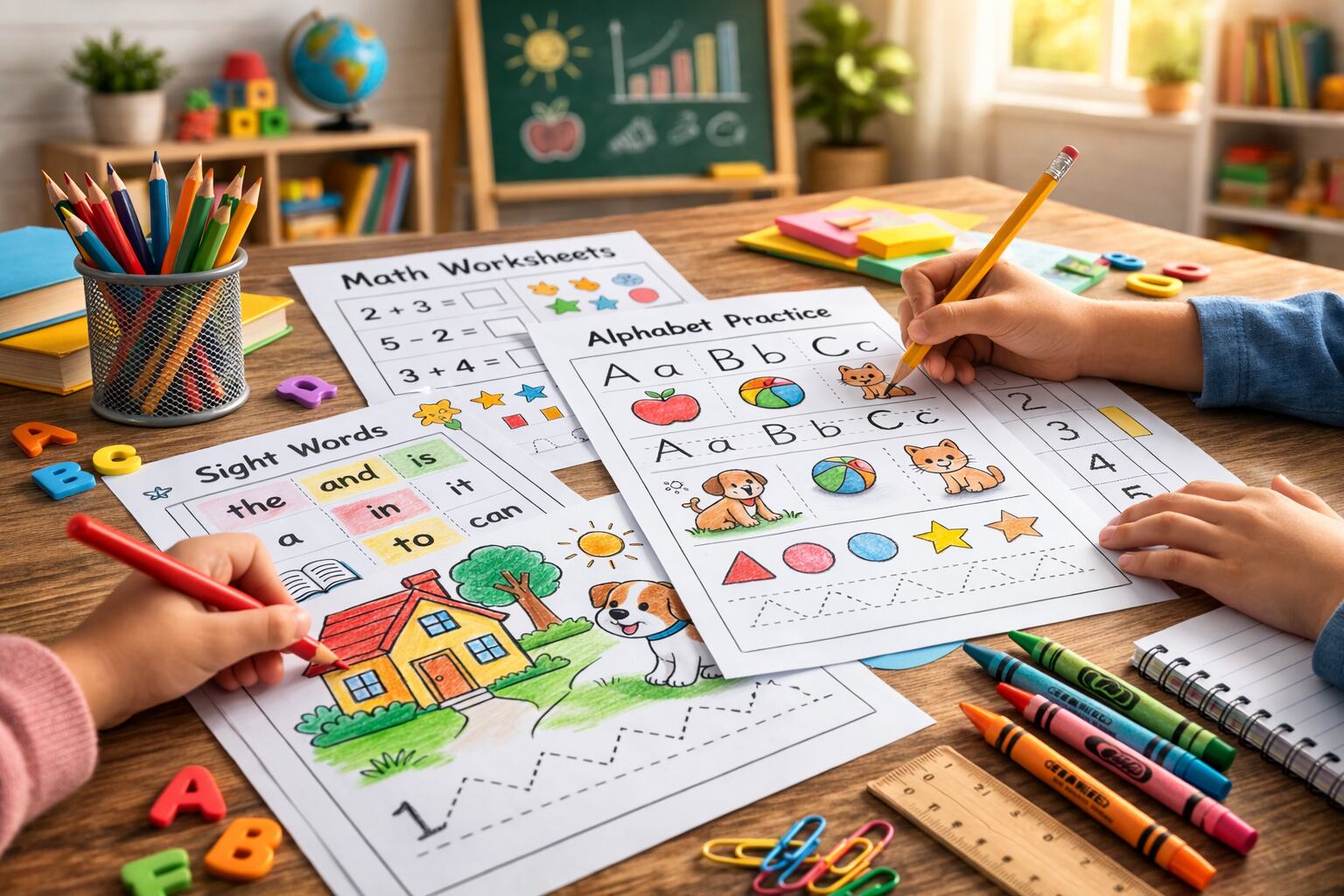Worksheets for Early Grades