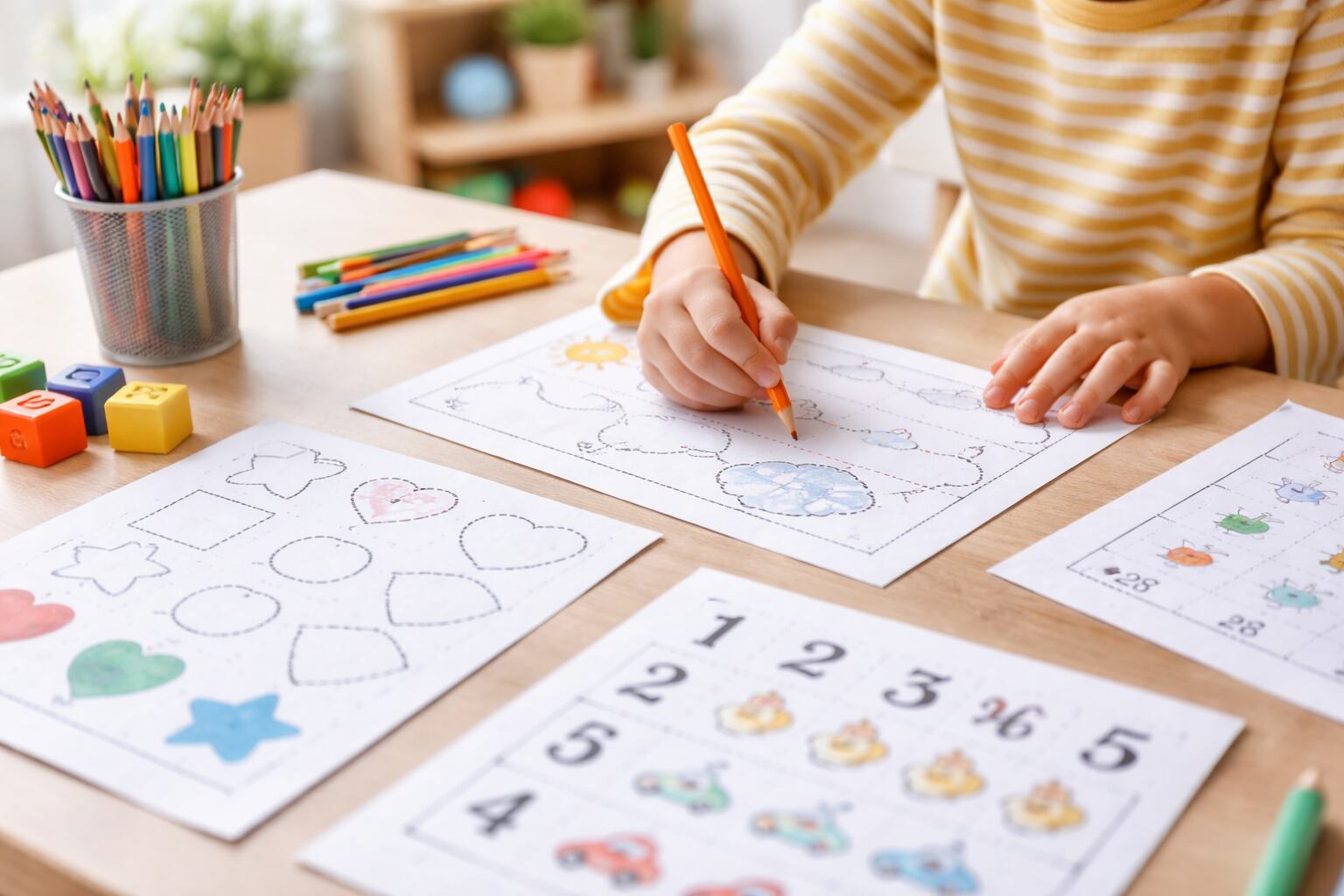 Tracing Activities for Preschoolers