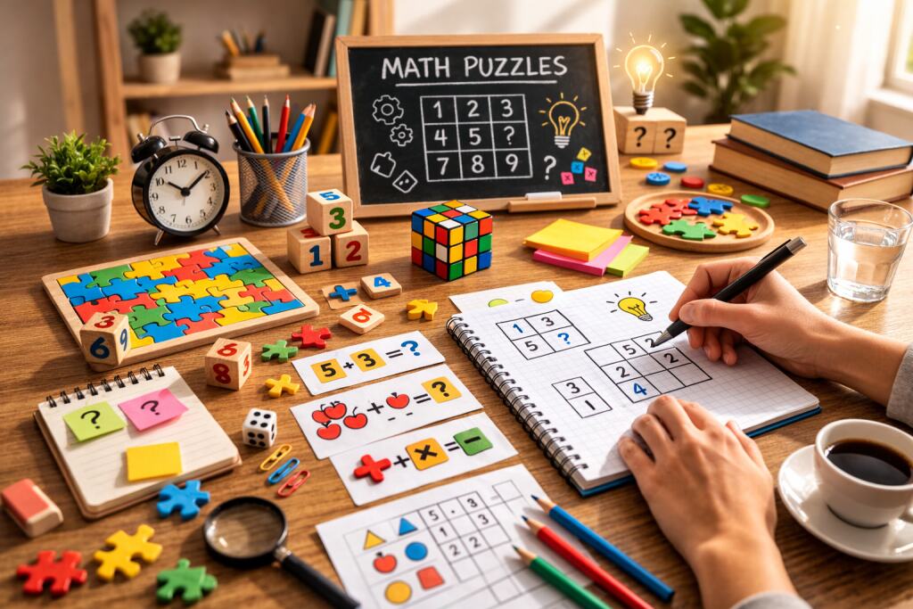 These Entertaining Math Puzzles for Beginners