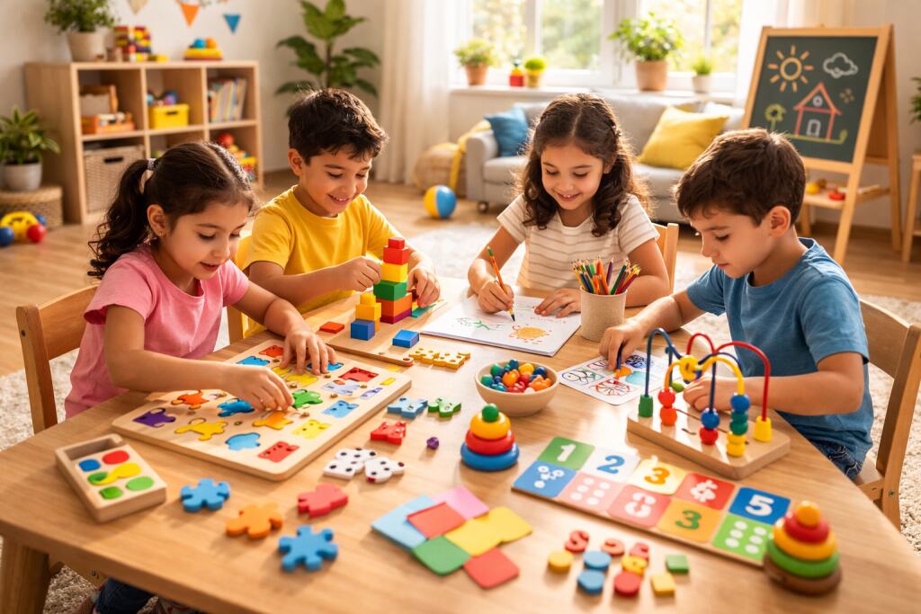 Engaging Indoor Educational Games for Kids