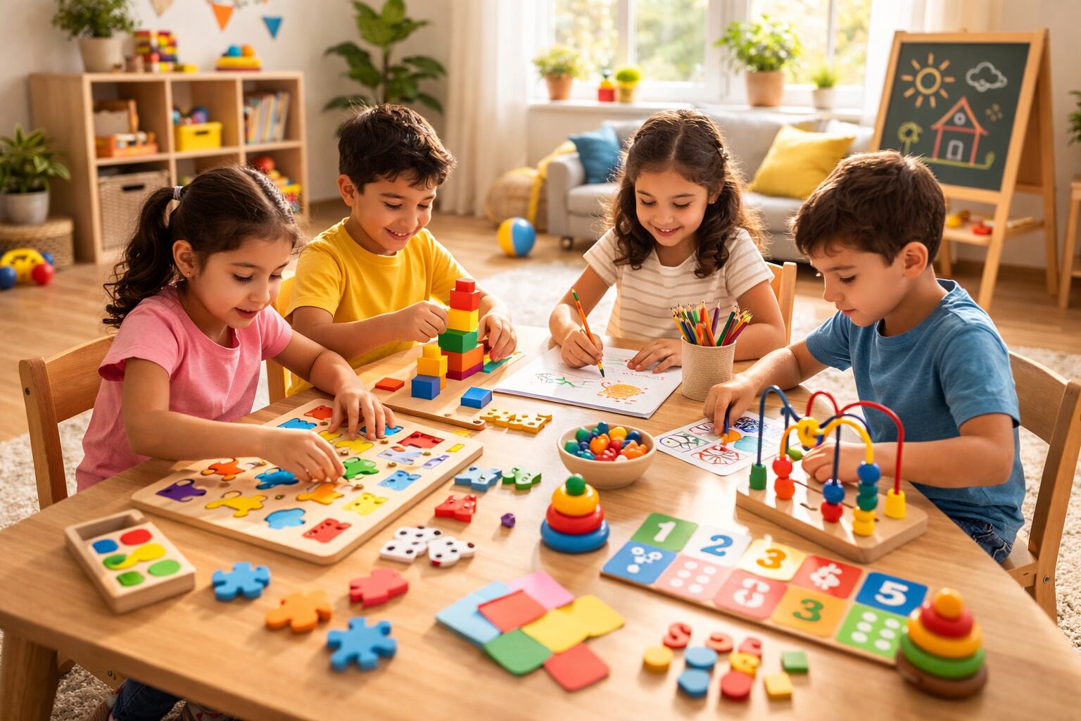 Engaging Indoor Educational Games for Kids